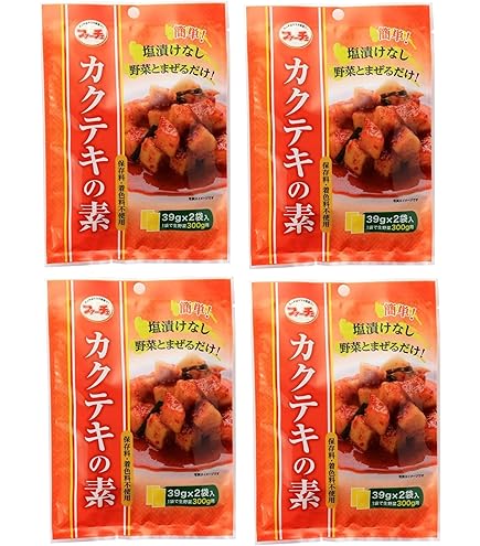 Amazon.co.jp: 4袋【ファーチェ】カクテキの素 「130g」混ぜるだけ